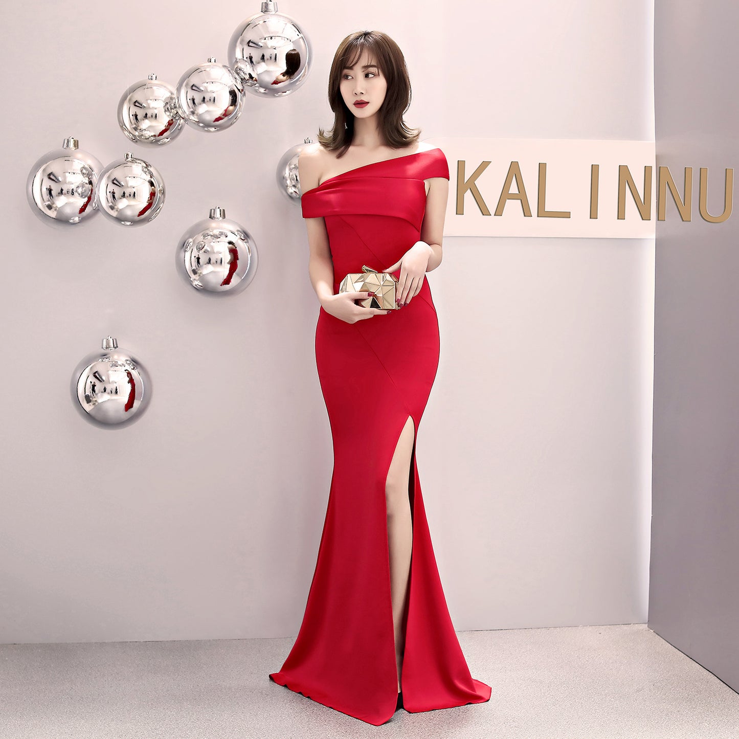 Women's Dress Fashion Party Long Elegant Slim Wedding Dresses