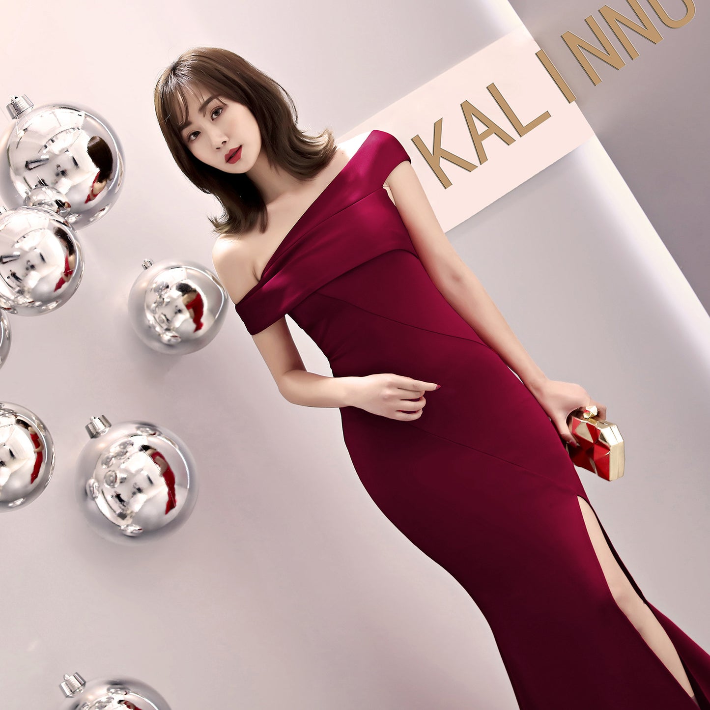 Women's Dress Fashion Party Long Elegant Slim Wedding Dresses