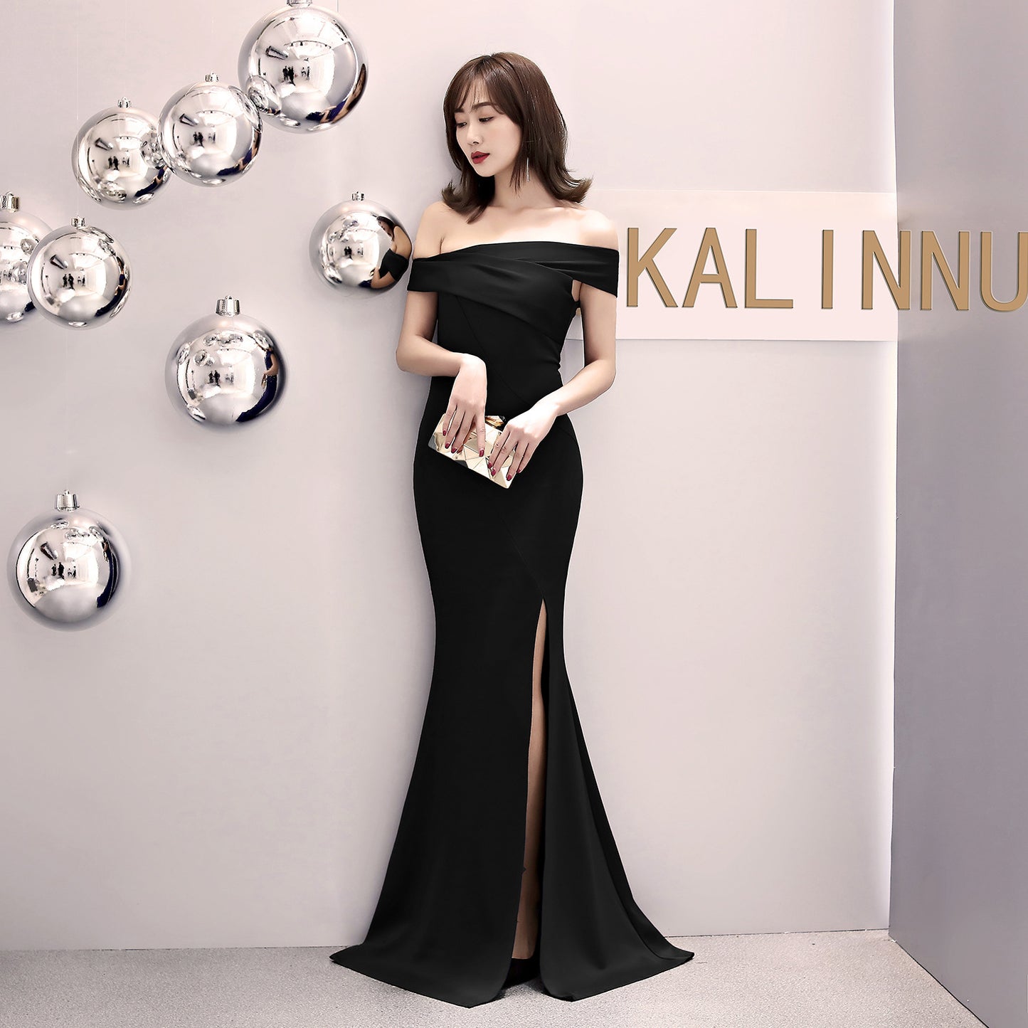 Women's Dress Fashion Party Long Elegant Slim Wedding Dresses