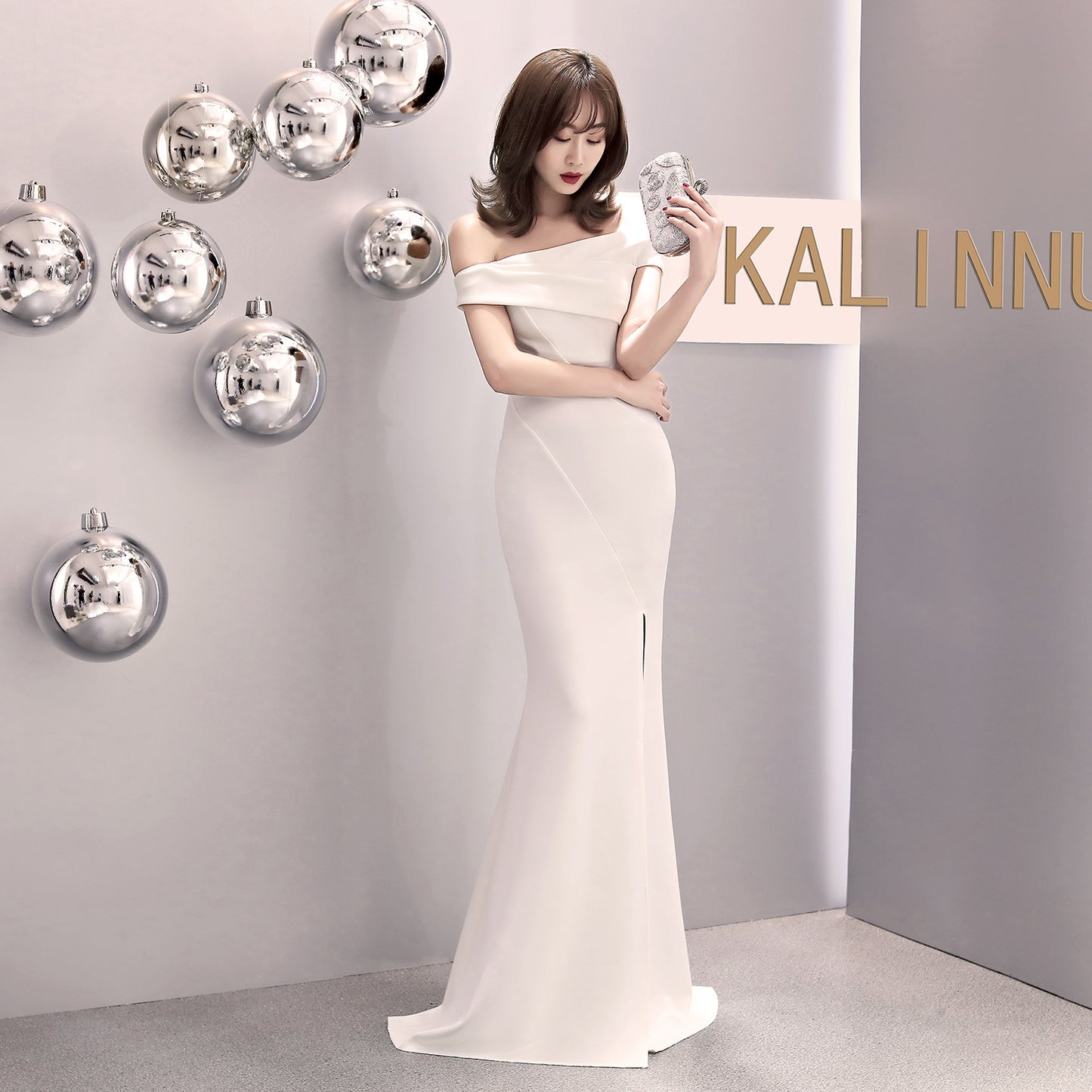 Women's Dress Fashion Party Long Elegant Slim Wedding Dresses