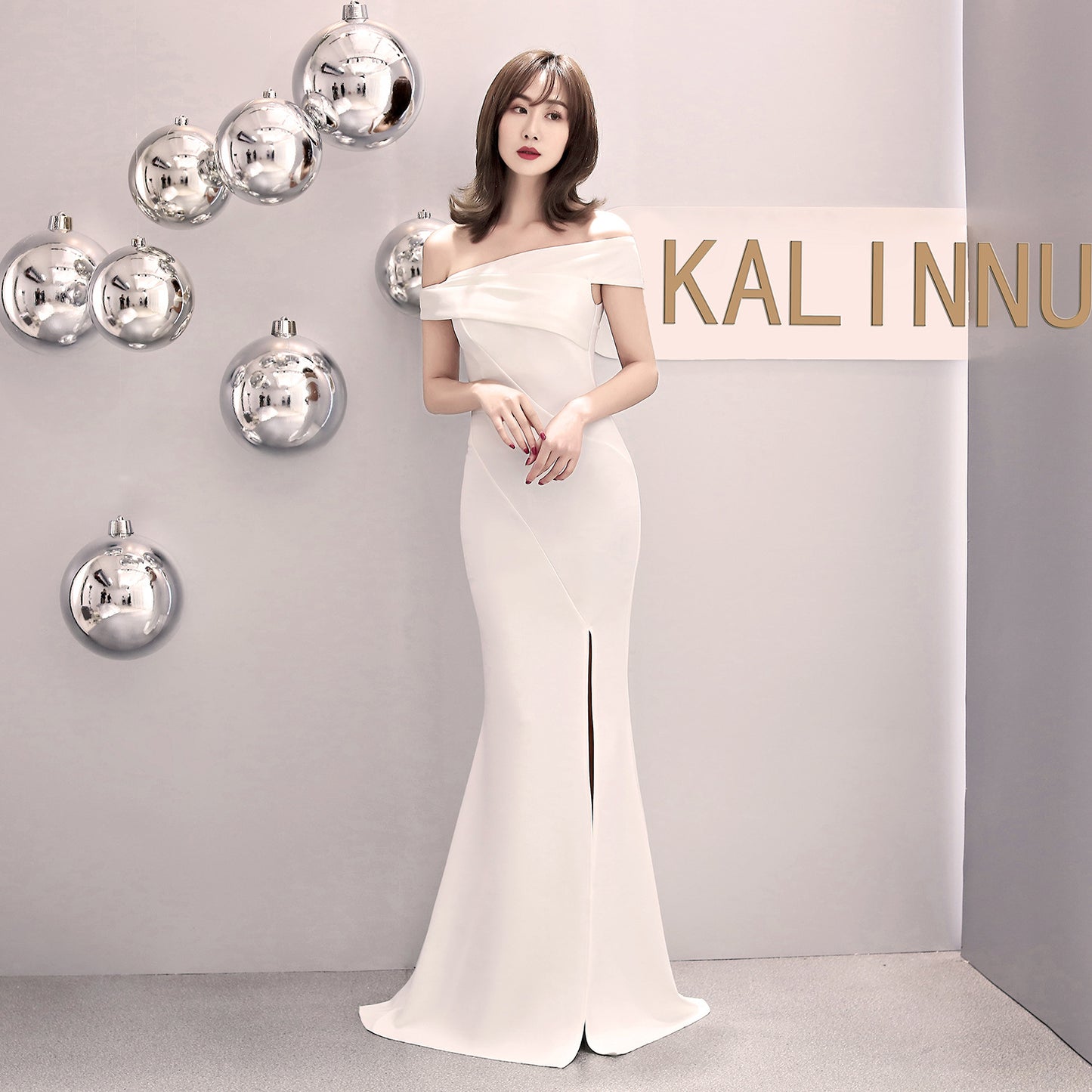 Women's Dress Fashion Party Long Elegant Slim Wedding Dresses