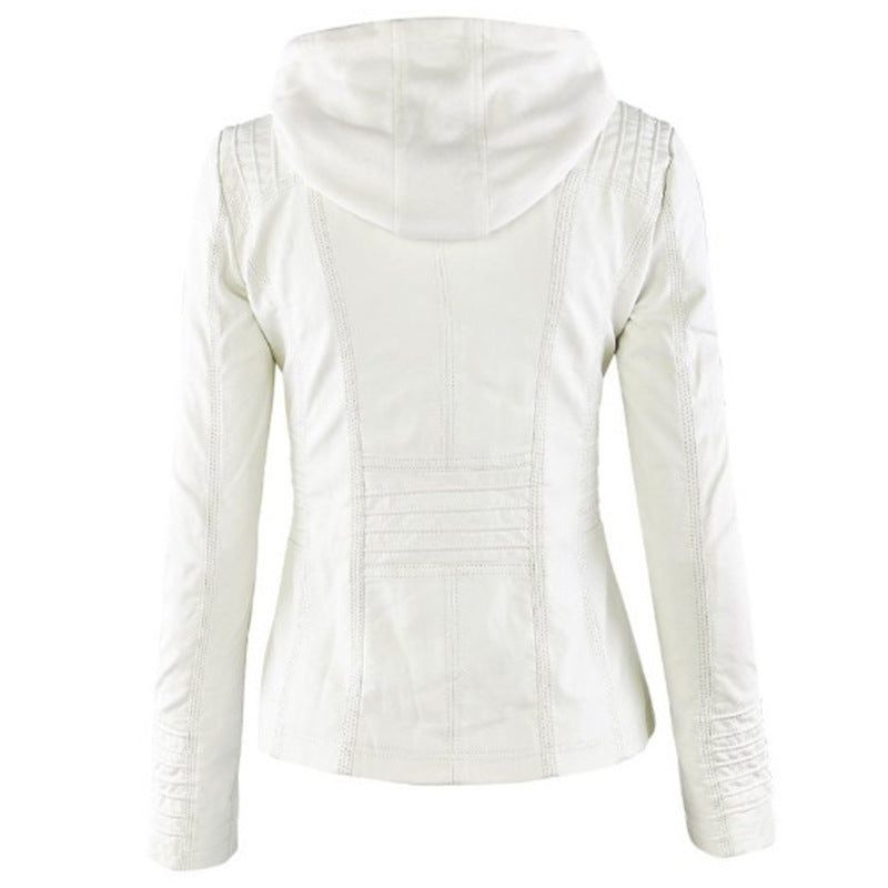 Women's Long Sleeve Lady Leather Motorcycle Clothing
