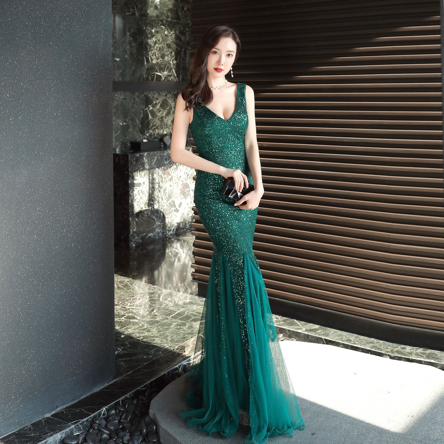 Women's Dress For Banquet Temperament Elegant Long Wedding Dresses
