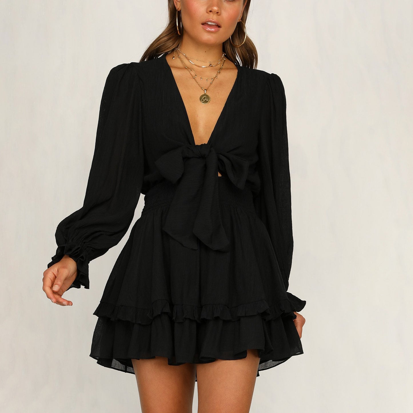 Trendy Glamorous Versatile Long Sleeve Dress Dresses