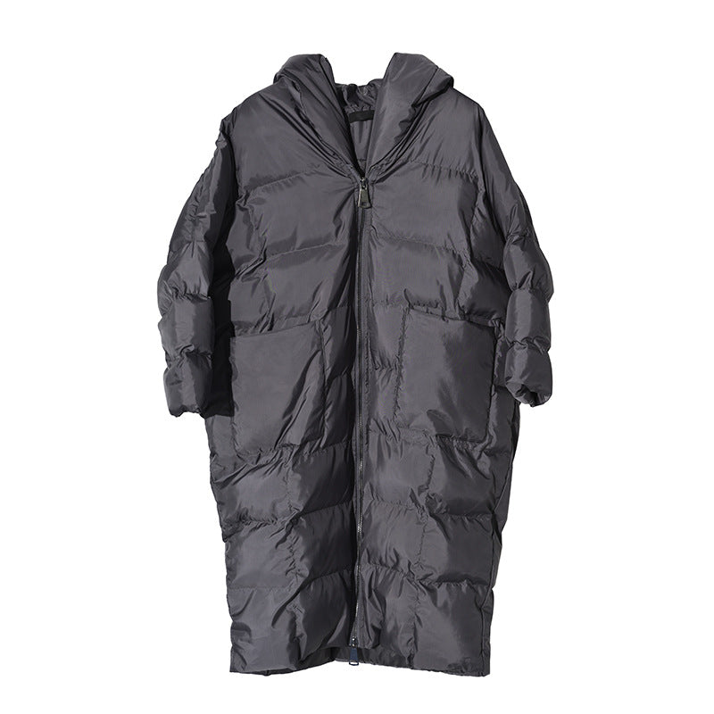 Women's Cotton Winter Loose Long Hooded Overknee Coats