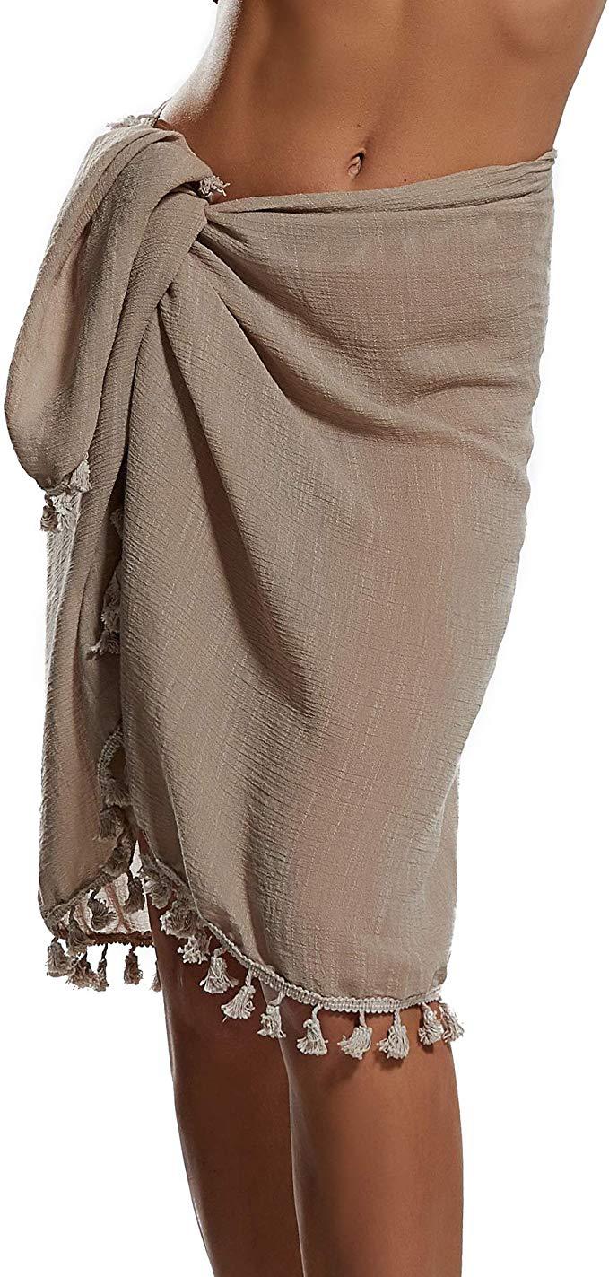 Color Tassel Beach Apron Various Wearing Skirts