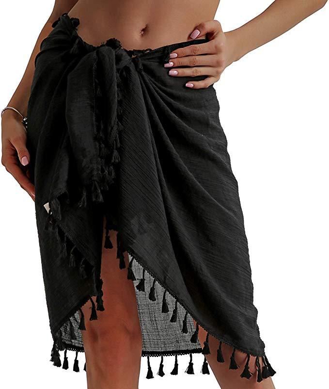 Color Tassel Beach Apron Various Wearing Skirts
