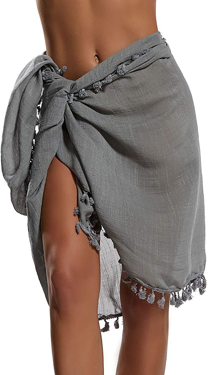 Color Tassel Beach Apron Various Wearing Skirts