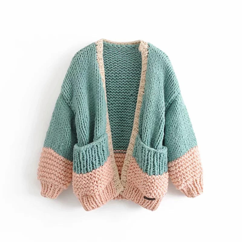 Thick Loose Knitted Lazy Hand-woven Ball Sweaters