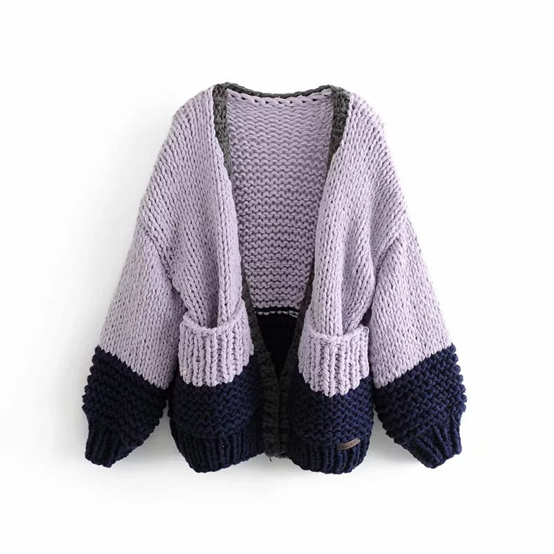 Thick Loose Knitted Lazy Hand-woven Ball Sweaters