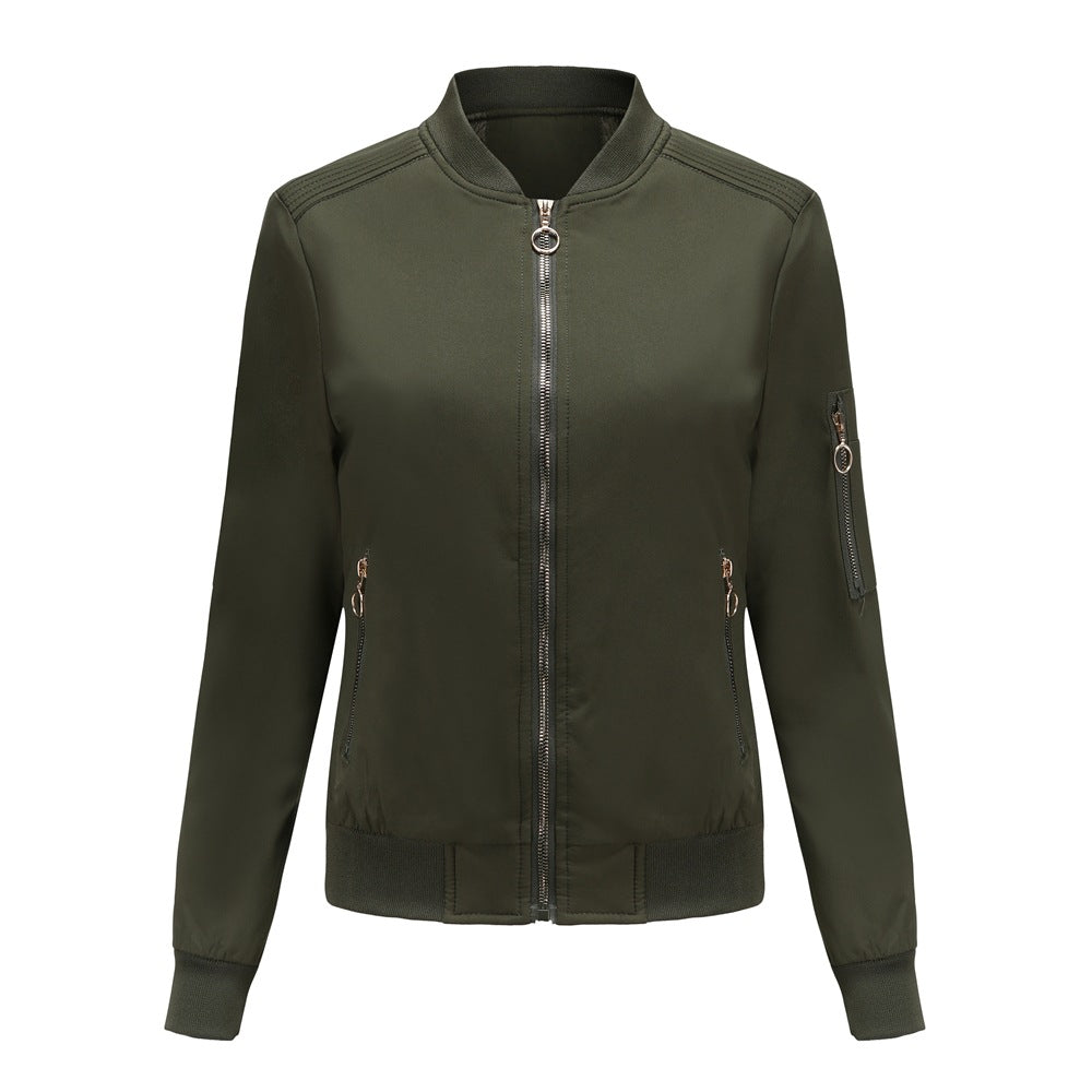Women's European Fashion Casual Thin Cotton Jackets