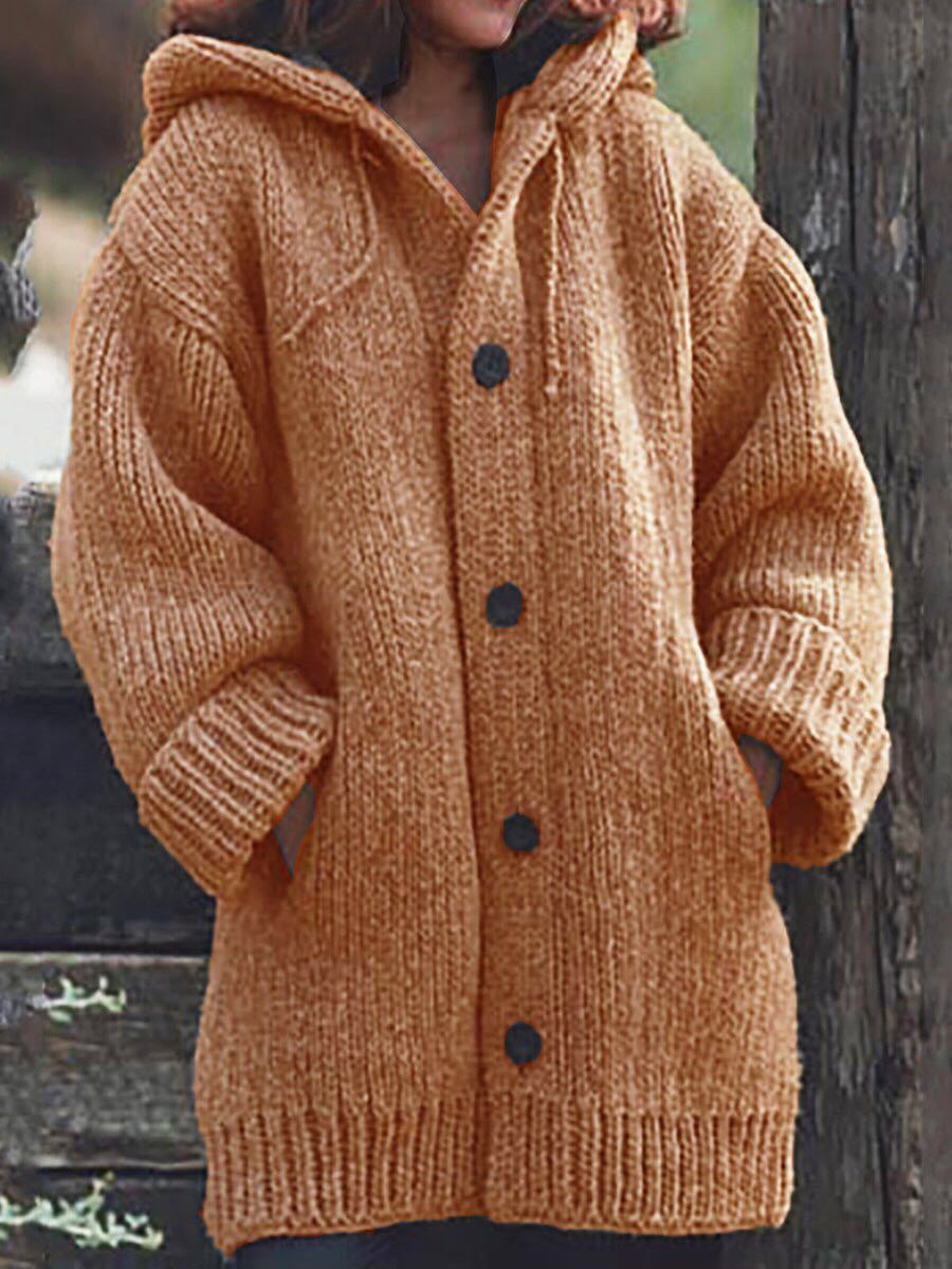 Women's Durable Thicken Lengthen Mid-length Hooded Sweaters