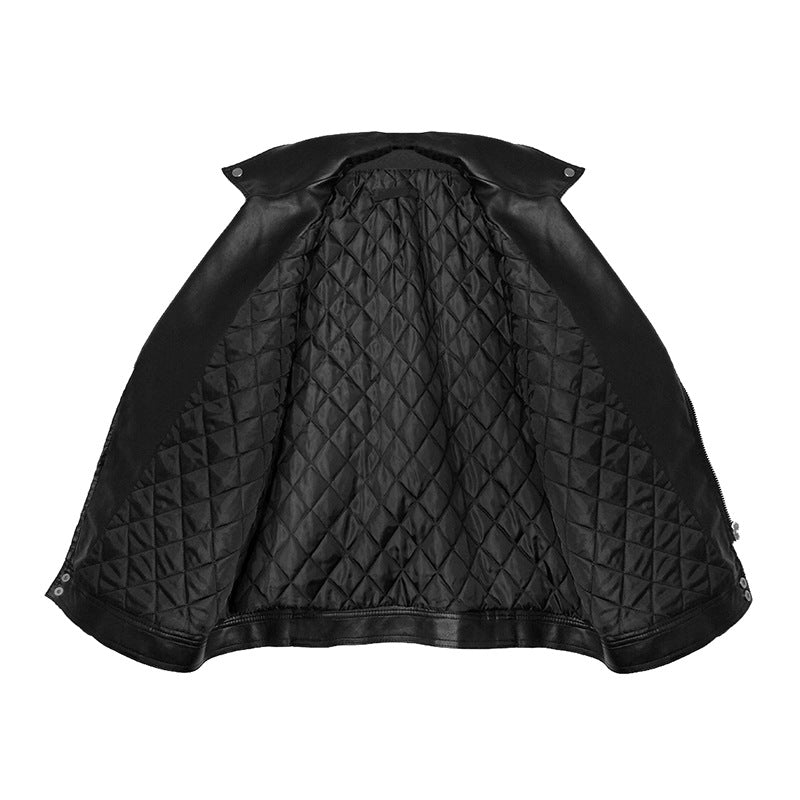 Style Clothes Female Autumn Loose Leather Jackets