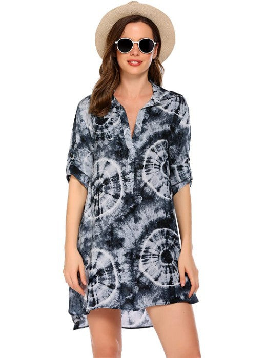 Women's Swimsuit Beach Cover Up Bikini Sun Blouses