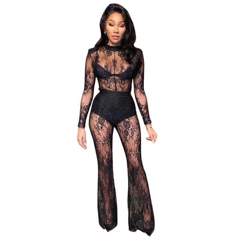 Attractive Classy Stylish Lace Sexy Nightclub Pants