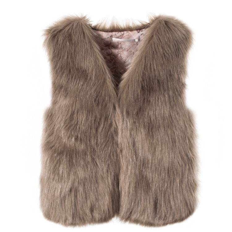 Women's Winter Imitation Fox Fur Warm Coats