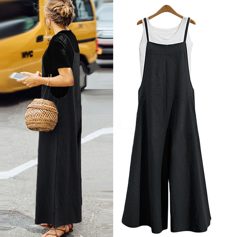 Women's Graceful Classic Loose One-piece Casual Pants