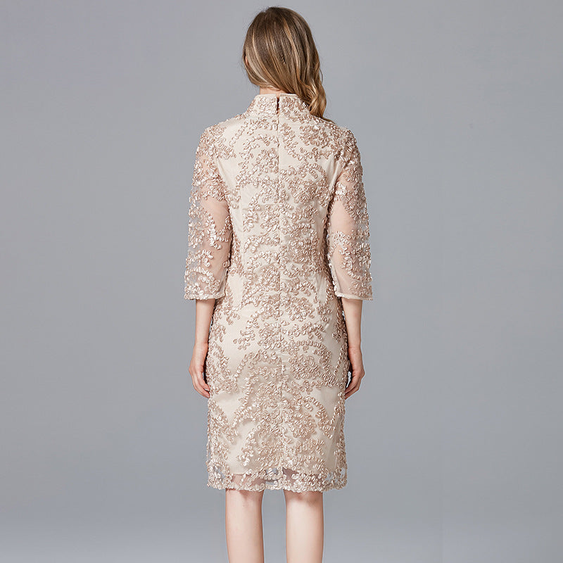 Dress Large Retro Style Fresh Lace Dresses