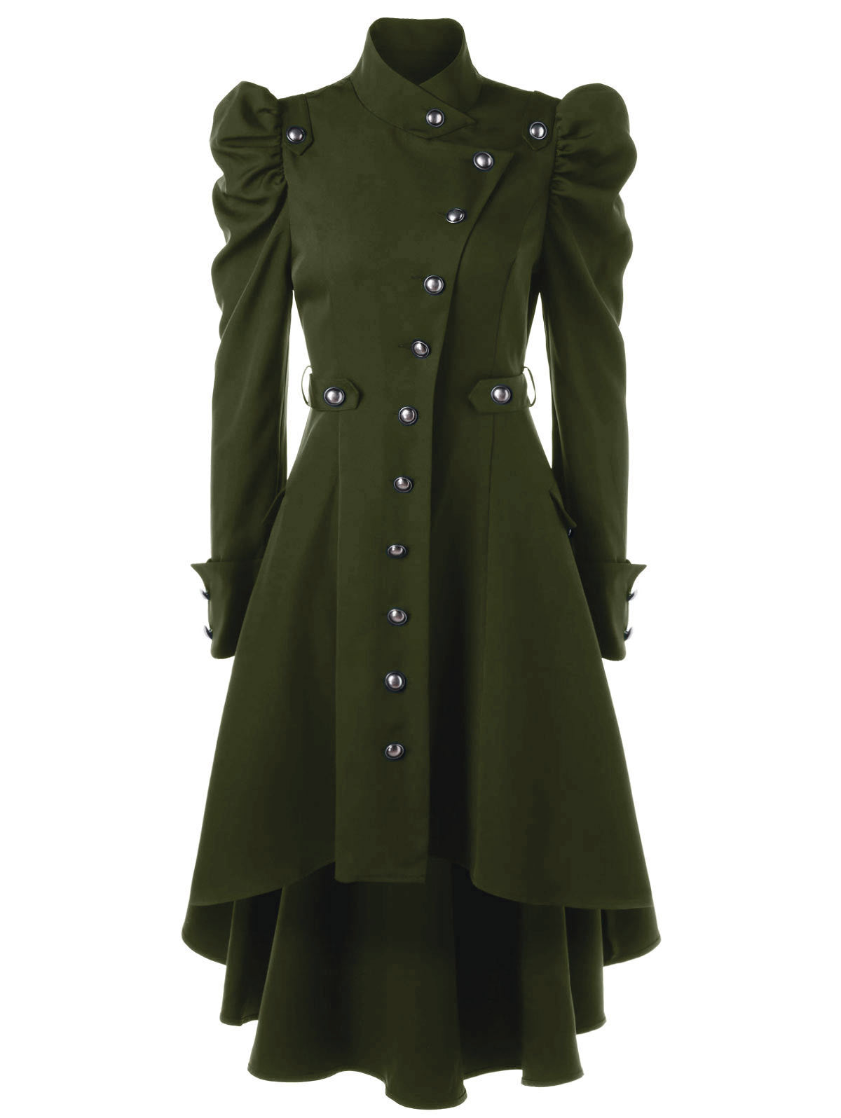 Women's Trench Stand-up Collar Slim Fit British Coats