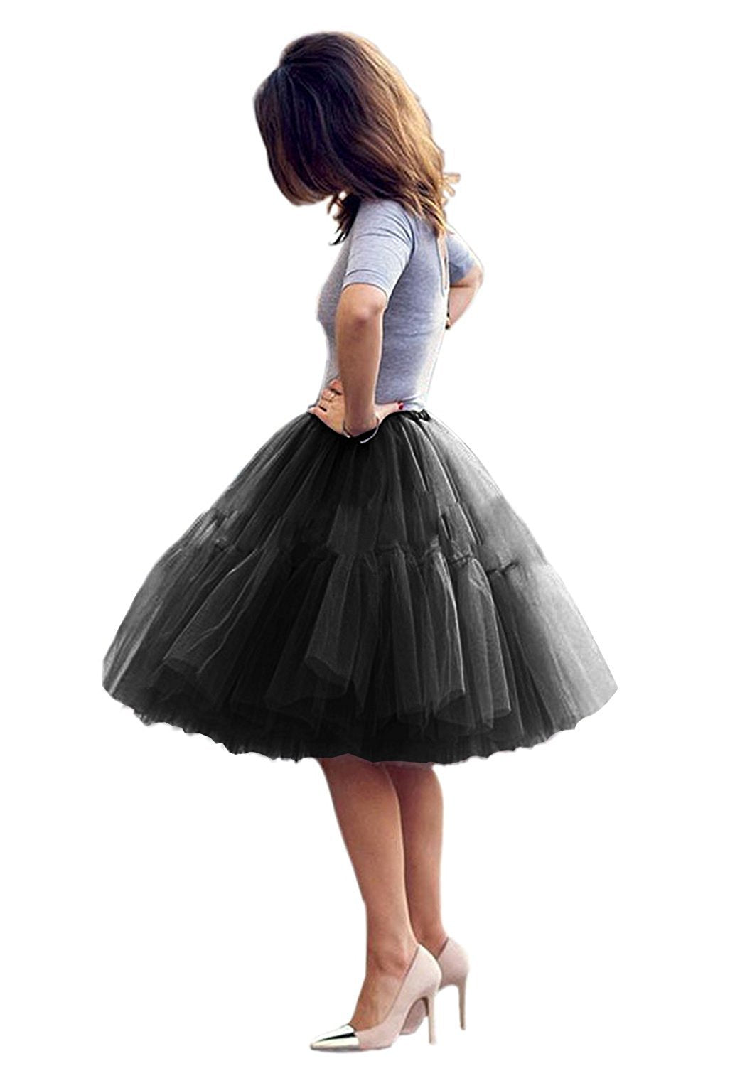 Elegant Unique Mesh Pleated Bubble Speed Skirts