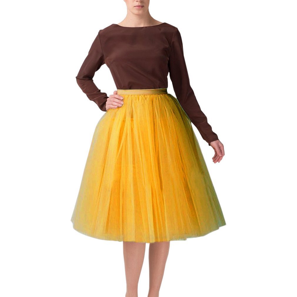 Popular Elegant Creative Half-length Pettiskirt Tulle Skirts