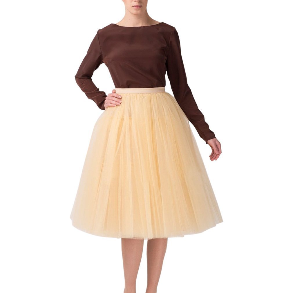 Popular Elegant Creative Half-length Pettiskirt Tulle Skirts