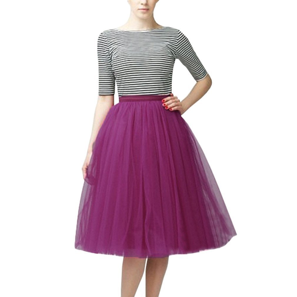 Popular Elegant Creative Half-length Pettiskirt Tulle Skirts