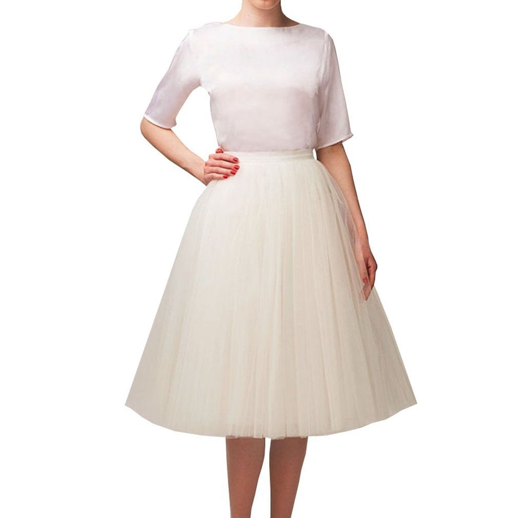 Popular Elegant Creative Half-length Pettiskirt Tulle Skirts
