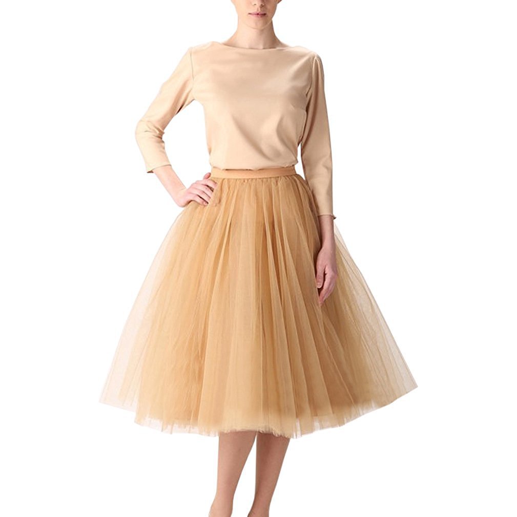 Popular Elegant Creative Half-length Pettiskirt Tulle Skirts