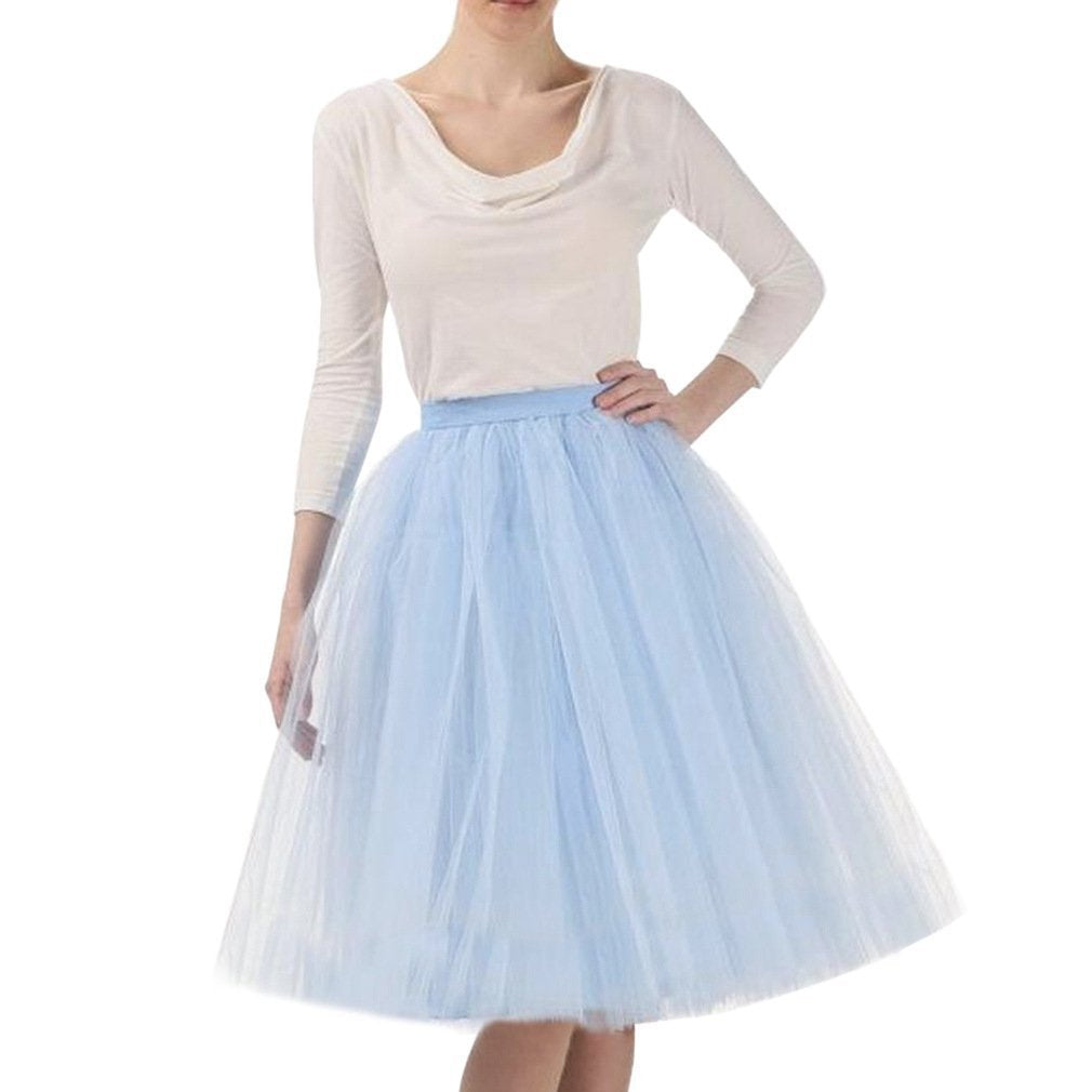 Popular Elegant Creative Half-length Pettiskirt Tulle Skirts