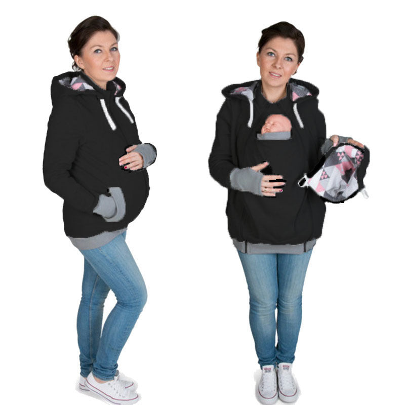 Women's Winter Kangaroo Two Piece Set For Sweaters