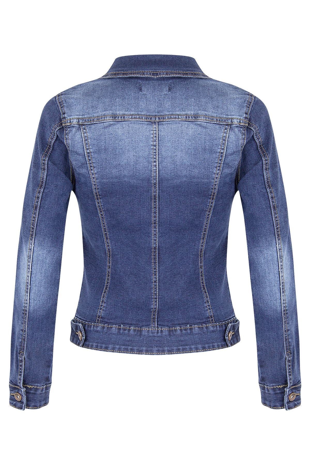 Classy Fashion Attractive Biker Stretch Denim Jackets