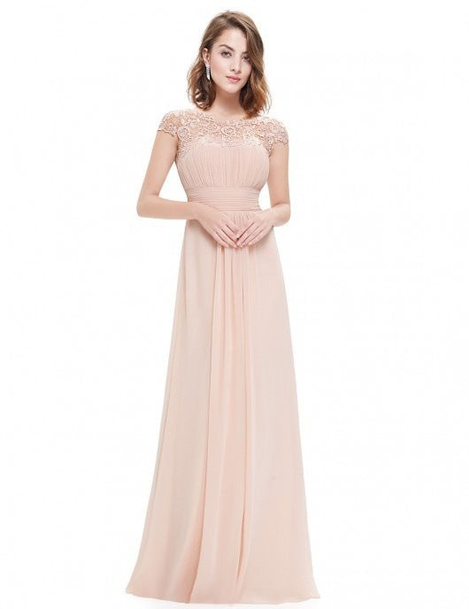 Women's Classic Summer Lace Dress Bridesmaid Wedding Dresses