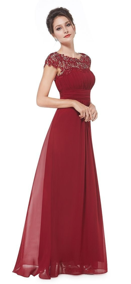 Women's Classic Summer Lace Dress Bridesmaid Wedding Dresses