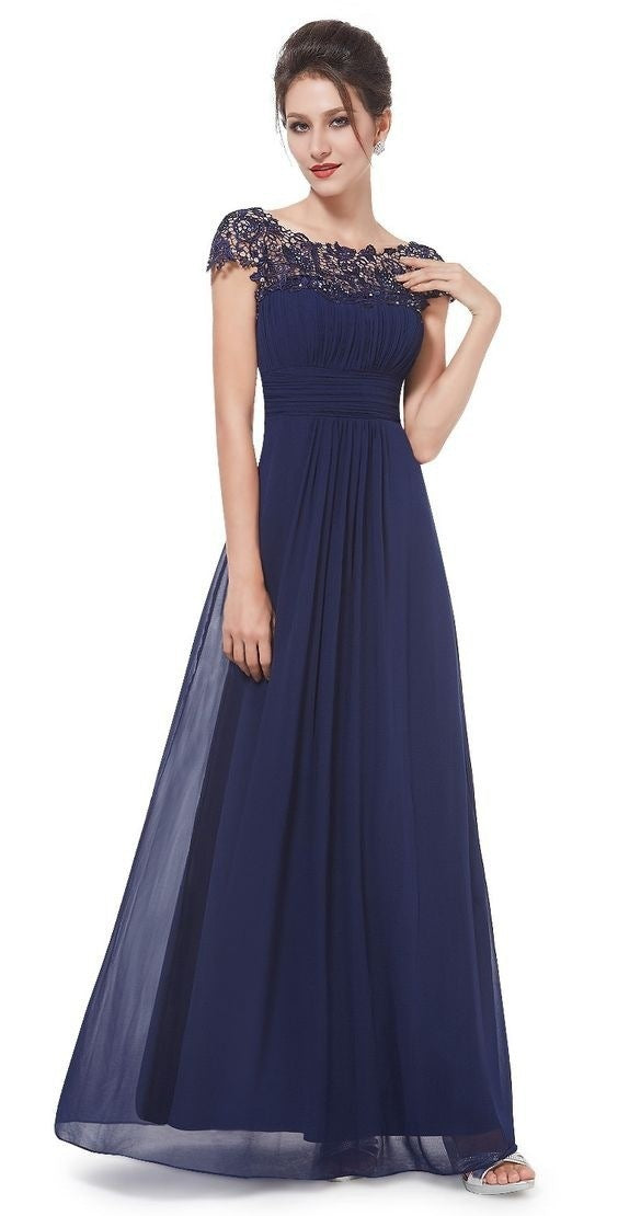 Women's Classic Summer Lace Dress Bridesmaid Wedding Dresses