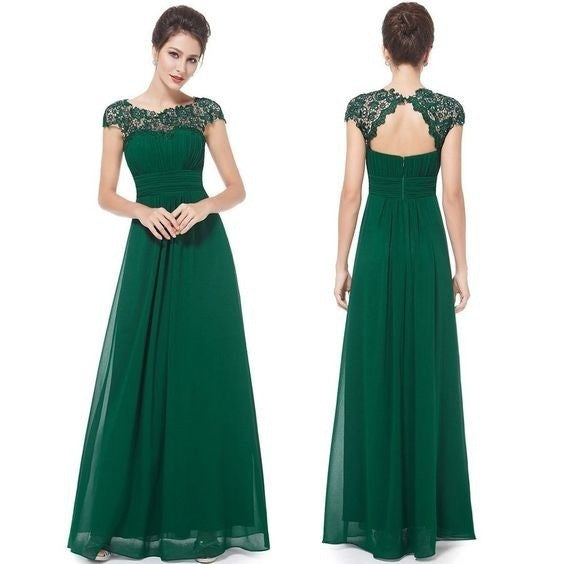 Women's Classic Summer Lace Dress Bridesmaid Wedding Dresses