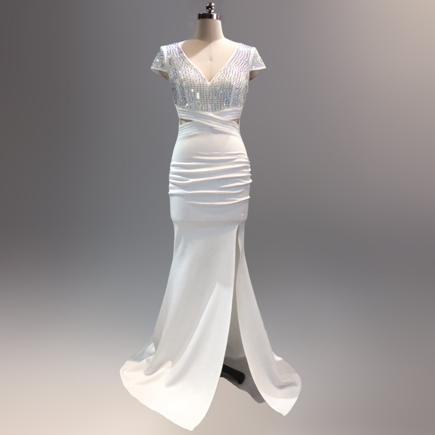 Banquet Dress Female Dignified Generous Long Wedding Dresses