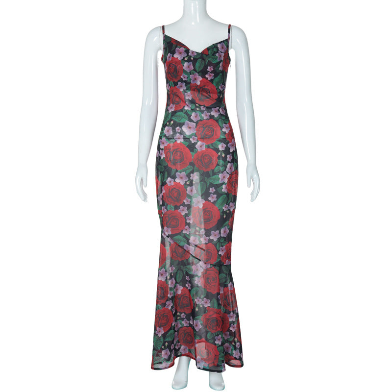 Women's Sexy Temperament Wild Slim Fit Long Dresses