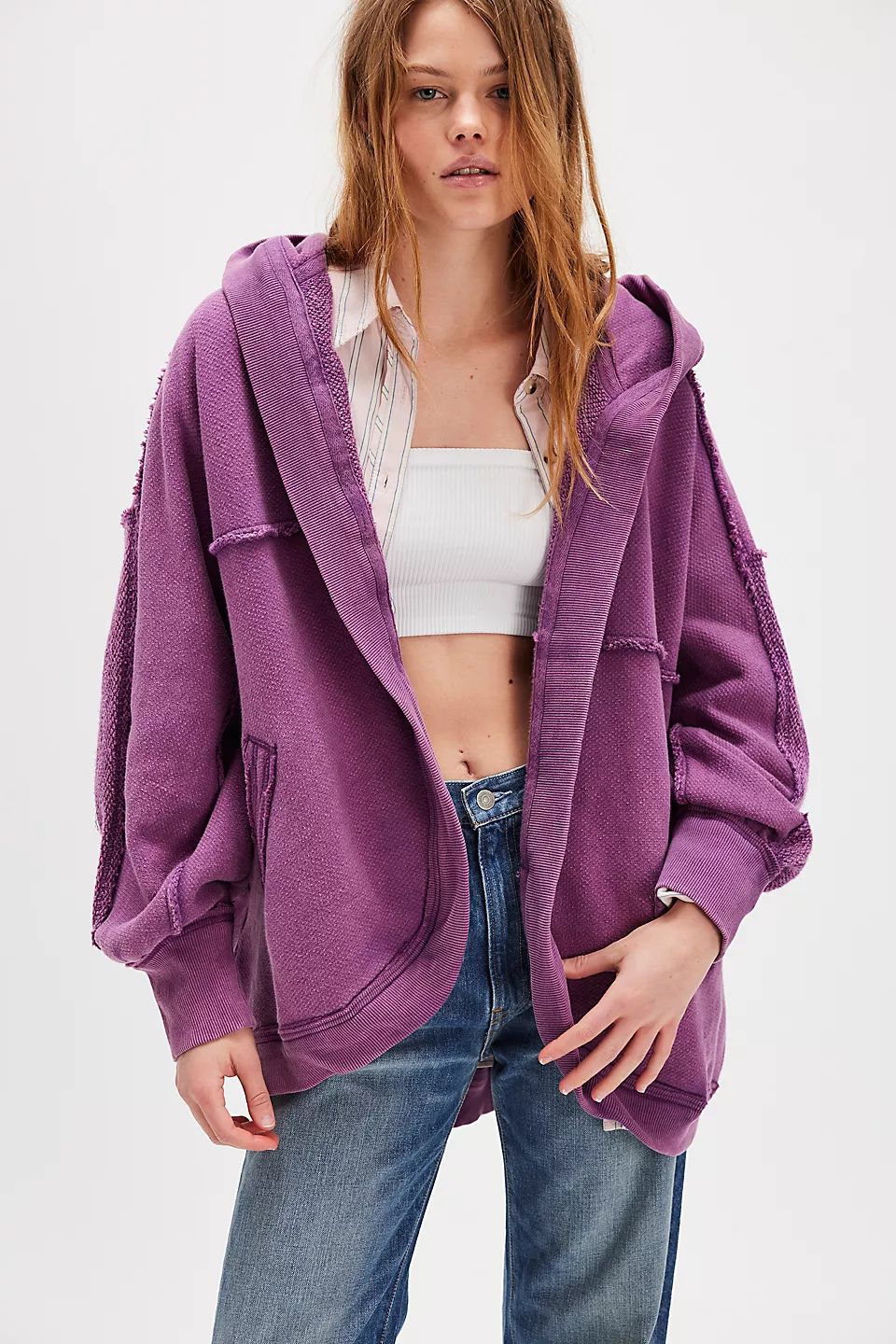 Women's Retro Sports Hoodie Fashion Casual Sweaters