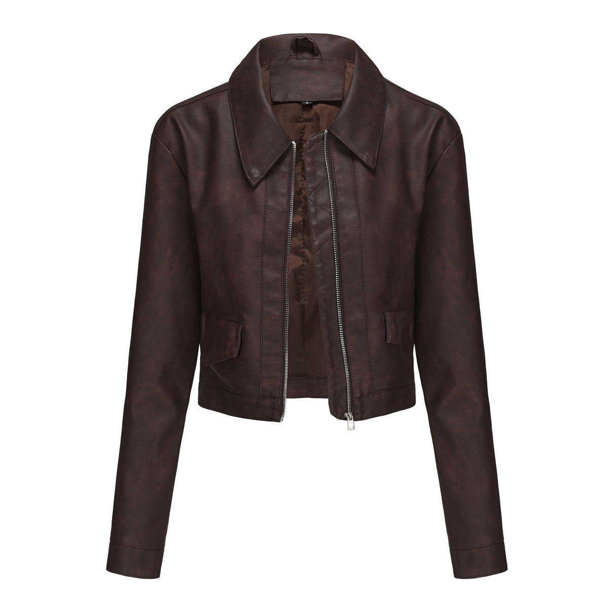 Women's Thin Leather Long-sleeved Casual Fashion Jackets