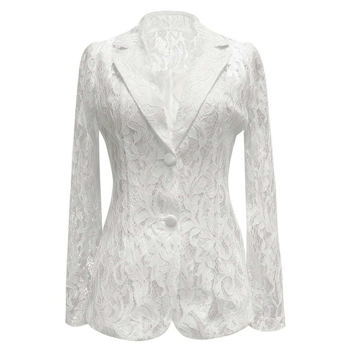 Stitching Petals Elegant Slim With Lining Blazers
