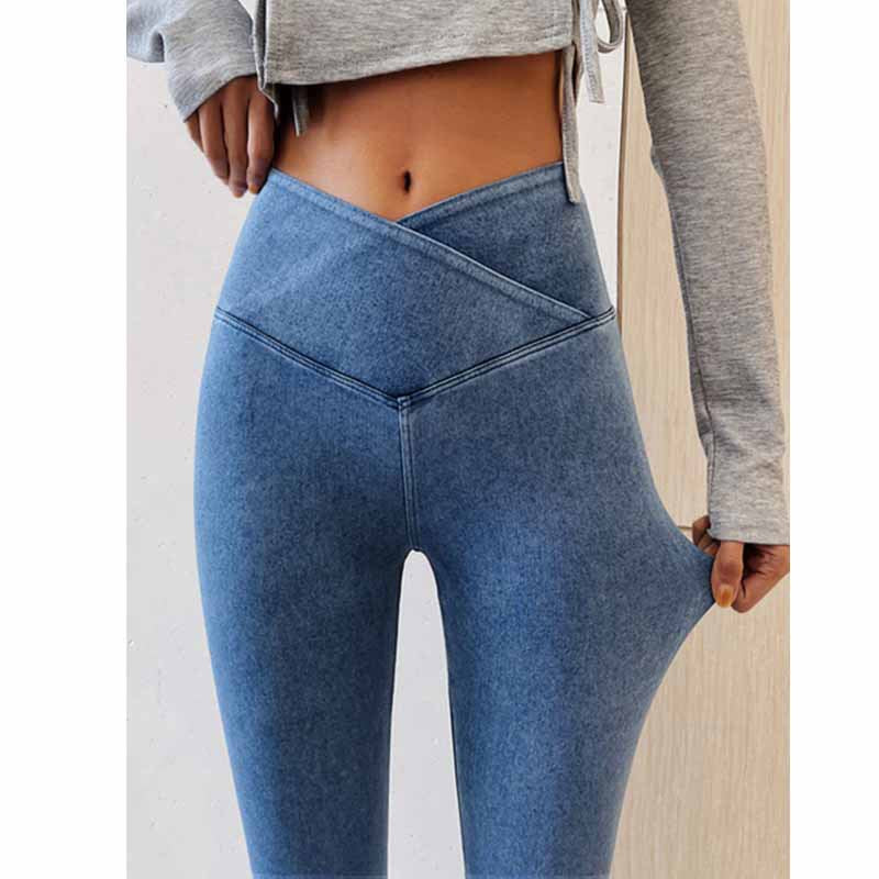 Women's High Waist Trousers Street Hip Lifting Pants