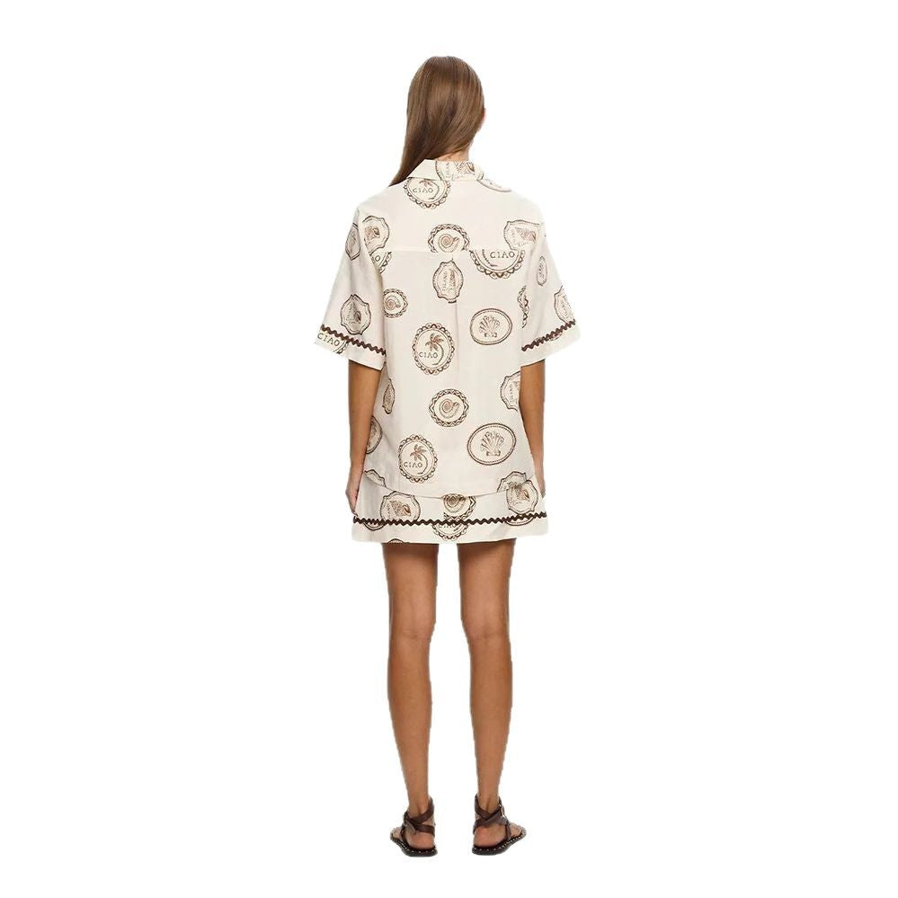 Popular Pretty Elegant Linen Shirt Outfit Dress