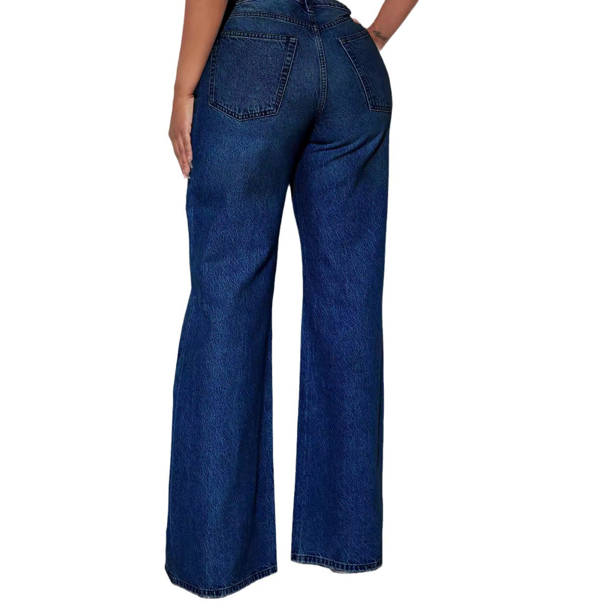 Women's Retro Loose Wide Leg Trousers Jeans
