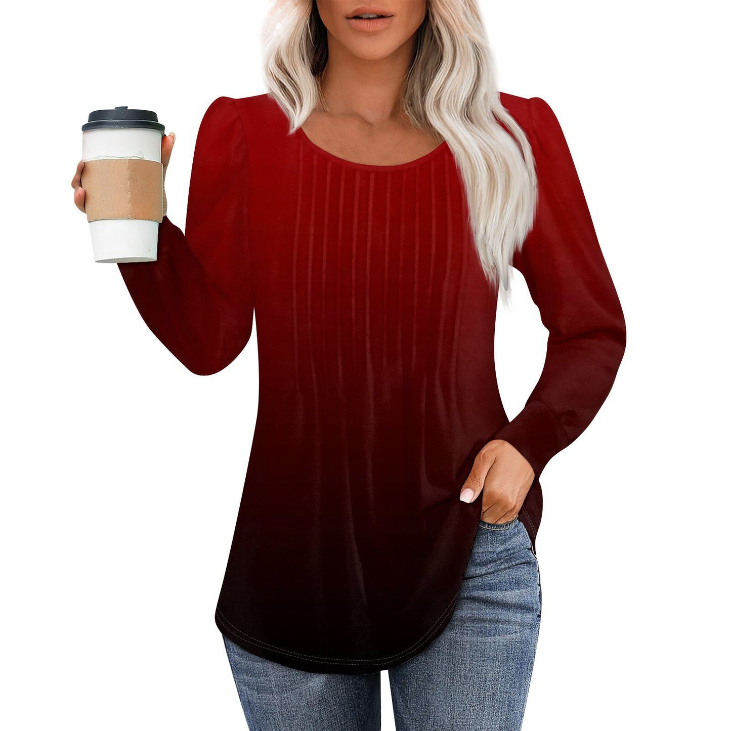 Women's Autumn Long Sleeve Shirt Fashion Casual Blouses