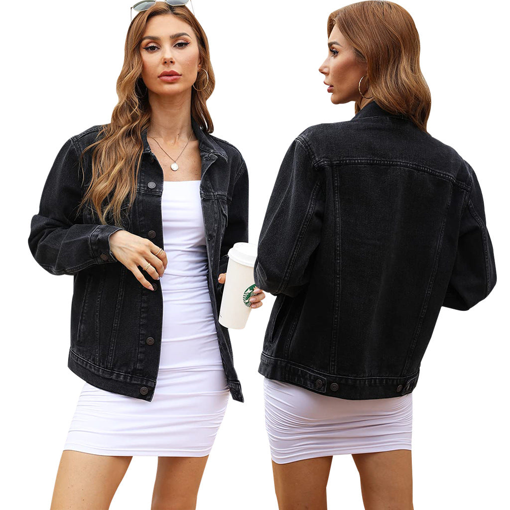 Women's Sexy Fashion Washed Slim Denim Coats