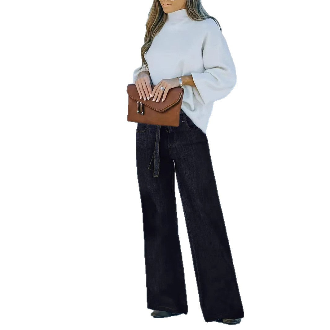 American Hot Retro Wide Leg Autumn Jeans