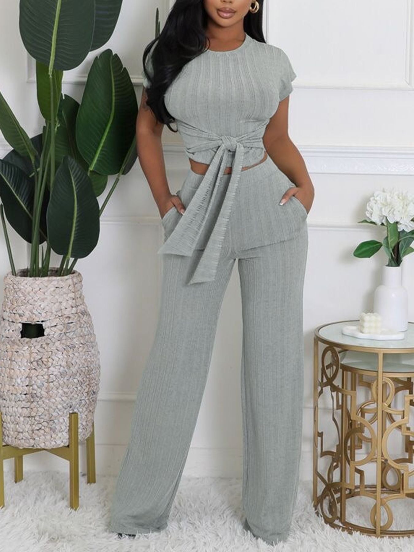 Women's Neck Pullover Design Slim Fit Sexy Suits
