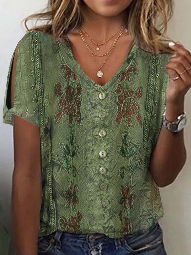 Women's Slouchy Classy Casual Sleeve T-shirt Blouses