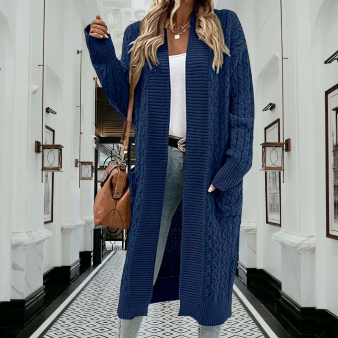 Women's Attractive Pretty Twist Loose Pockets Knitwear